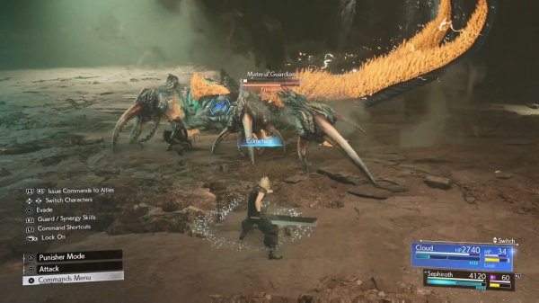 《最终幻想7：重生》发布实机演示 展示战斗内容