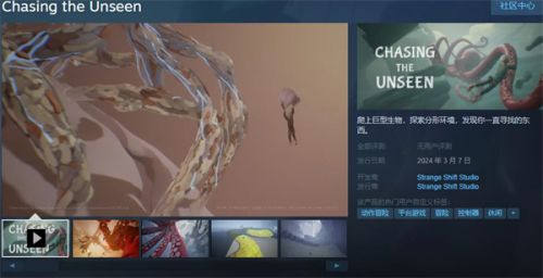 《Chasing the Unseen》宣布将于2024年3月7日正式发售