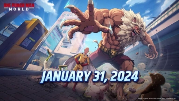 免费3D动作游戏《一拳超人：世界》明年1月31日发行