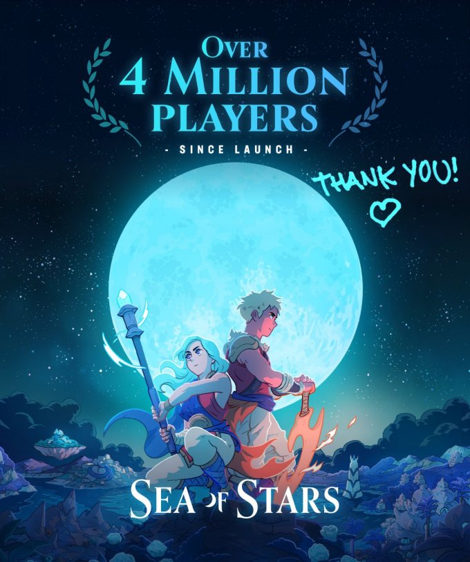 独立RPG《星之海》发售不到4个月 销量已突破400万套