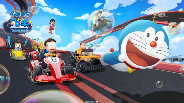 《哆啦A夢飛車》要素齊全但手感有待優化的多人賽車競速手游
