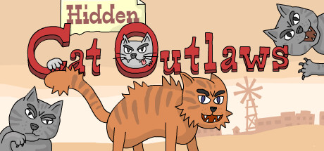 休闲冒险游戏《Hidden Cat Outlaws》上架Steam