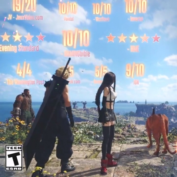 《最终幻想7 重生》媒体赞誉宣传视频公布 IGN打出9分！