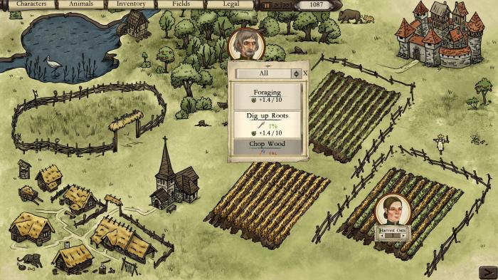 中世纪农民生活模拟《桎梏之下》Steam已正式发售