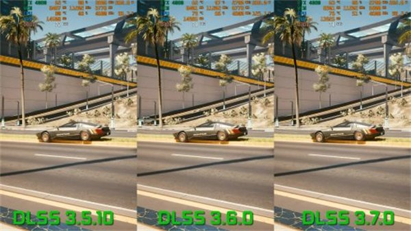 《赛博朋克2077》DLSS 3.7图像对比：显著的视觉改进