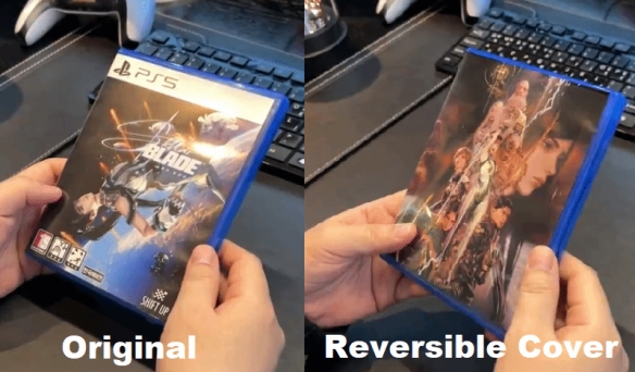 《剑星》PS5实体版照片晒出：双封面设计 可自由变换！