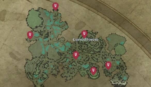《夜族崛起》v型血位置图片详情 v型血分布图一览