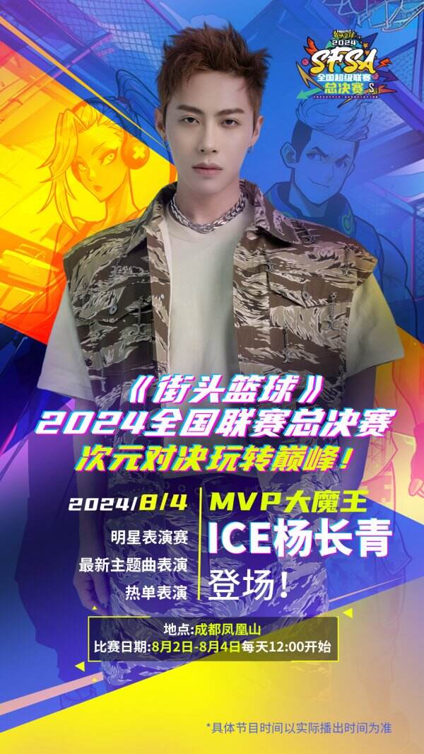 谁是MVP大魔王 ICE杨长青献唱《街头篮球》SFSA总决赛