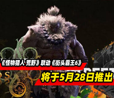 《怪物猎人 荒野》×《街头霸王6》特别联动将于5月28日推出