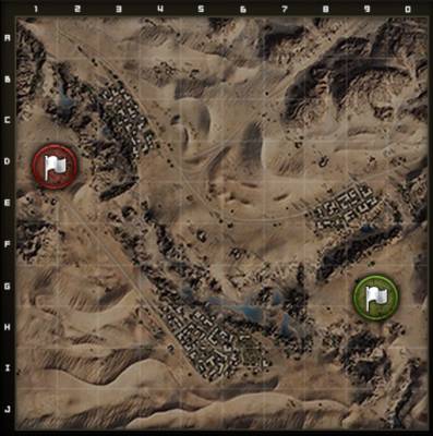 坦克世界江山对半各凭本事 谈荒漠小镇地图打法