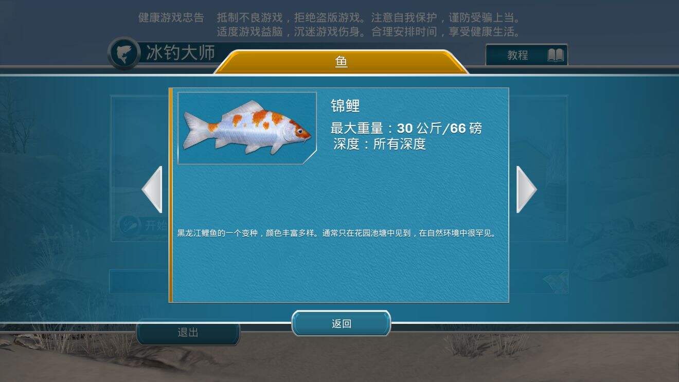 《冰钓大师》钓锦鲤方法介绍