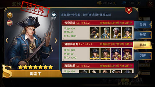 航海与家园船长系统升级