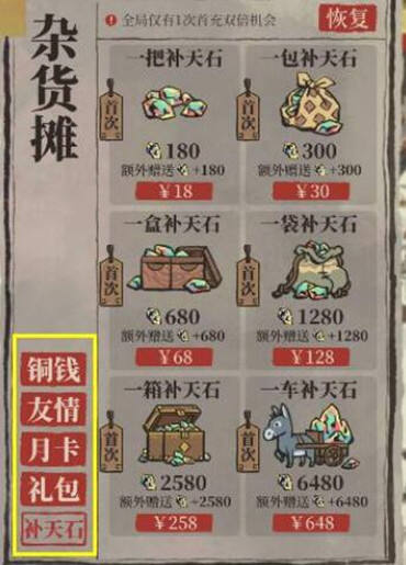 江南百景图杂货摊在哪