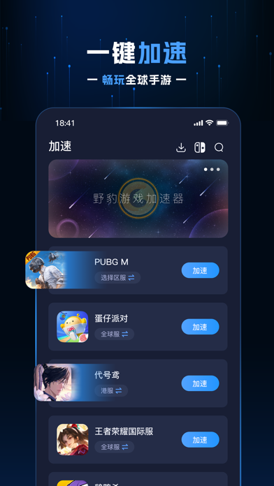 野豹加速器应用截图