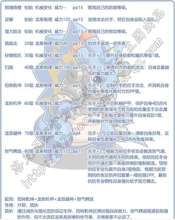 《洛克王国》拉冬打法攻略