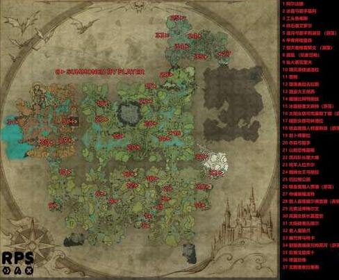 吸血鬼崛起所有BOSS位置分布 V rising全地图BOSS具体位置