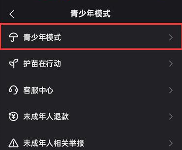 快手怎么设置青少年模式