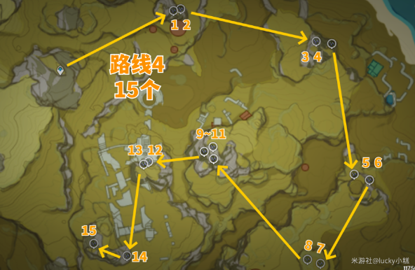 原神白术突破材料琉璃袋收集路线