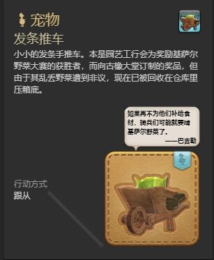 ff14发条推车宠物怎么获得 ff14发条推车获得方法