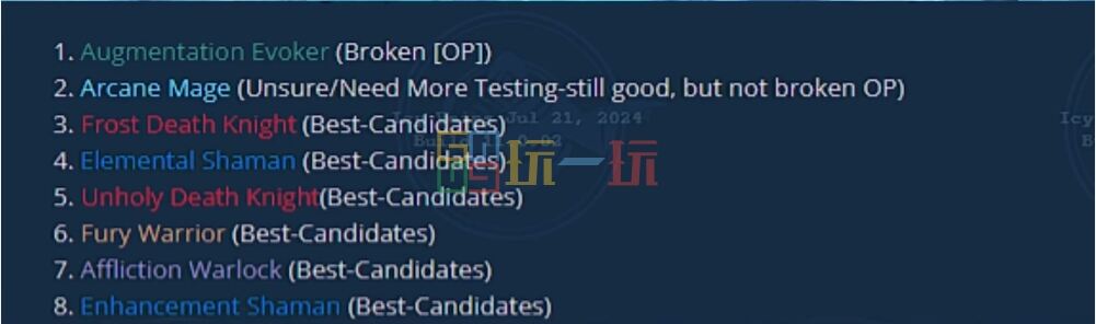 魔兽世界11.0最新职业排行榜 11.0地心之战职业推荐