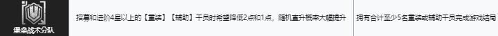 明日方舟萨米肉鸽重辅队开局怎么样 萨米肉鸽堡垒战术分队开局分析