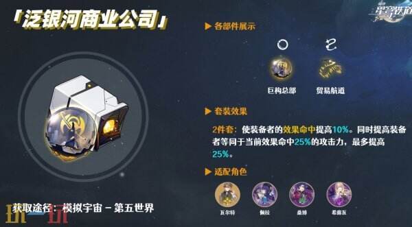 崩坏星穹铁道瓦尔特遗器怎么选 瓦尔特遗器词条推荐