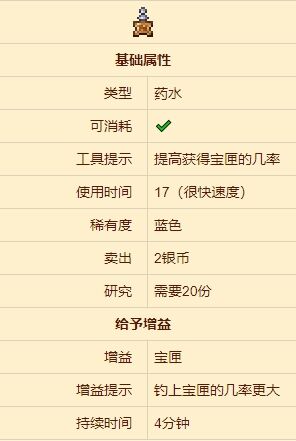 泰拉瑞亚宝匣药水怎么合成 宝匣药水获取攻略分享