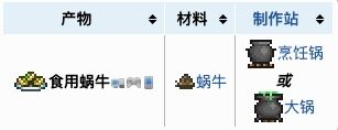 泰拉瑞亚食用蜗牛怎么做 食用蜗牛合成方式介绍