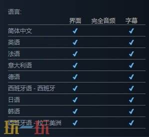 阿加斯巴之塔支持中文吗 游戏支持语言介绍