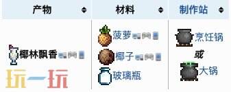 泰拉瑞亚饮品怎么合成 泰拉瑞亚饮料合成大全