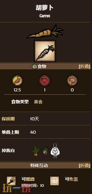 饥荒胡萝卜怎么获取 饥荒胡萝卜获取方式