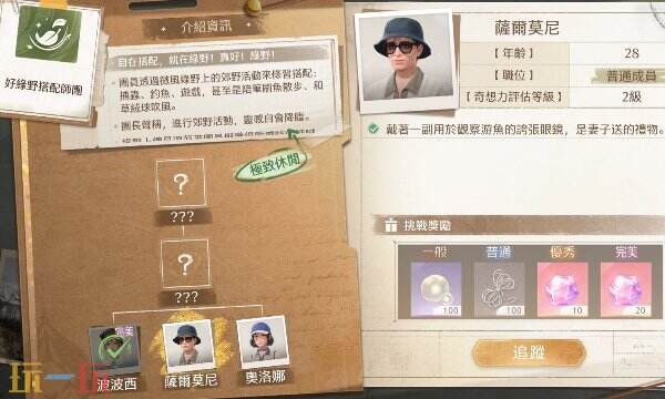 无限暖暖萨尔莫尼挑战完美过关 搭配势力好绿野搭配师团攻略