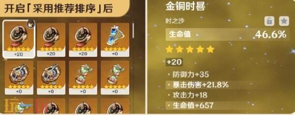 原神5.3新版优化调整揭晓：圣遗物推荐信息一目了然！