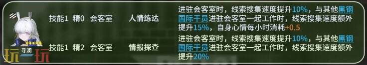 明日方舟寻澜基建技能解析 干员寻澜线索搜集速度