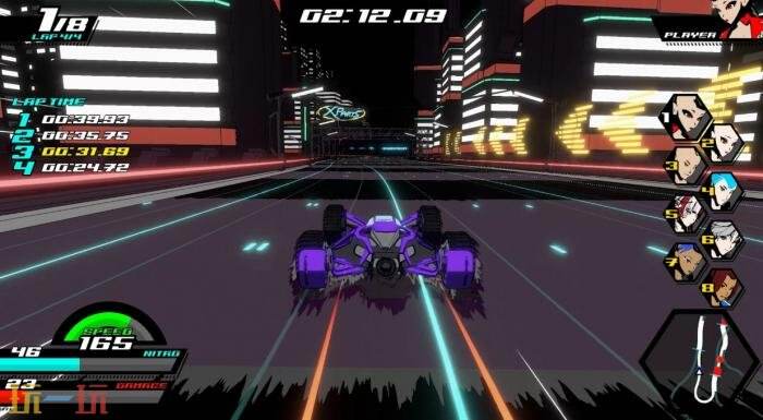 动漫风街机竞速《霓虹巅峰：超越极限》发布游戏预告