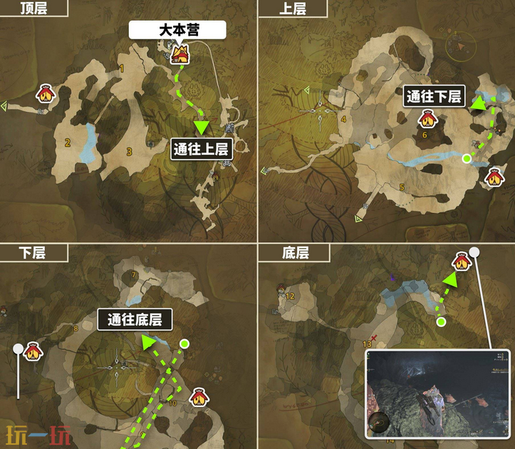 怪物猎人荒野龙都遗迹钓鱼点位置地图及可钓鱼类一览 钓鱼点全解析