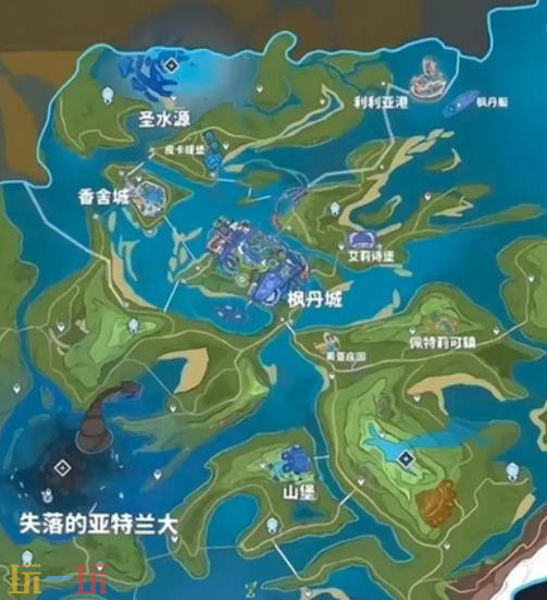 原神七国地图是怎么样的 七国地图全貌介绍