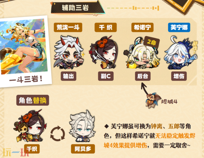 原神希诺宁辅助三岩队怎么玩 希诺宁配队攻略