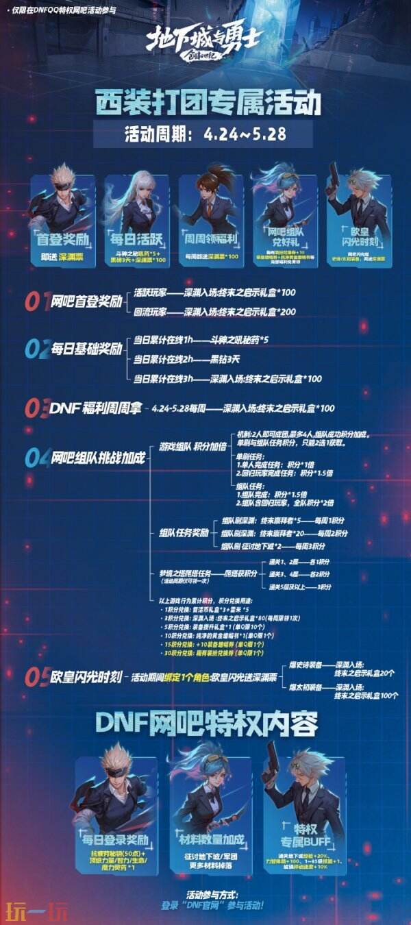 DNF地下城与勇士2025西装节重磅来袭！登录即送西装装扮！