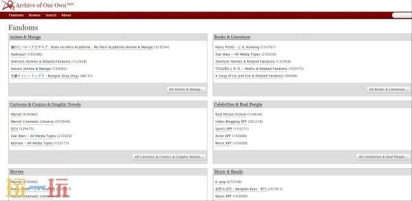 AO3鏈接入口官方中文網站 AO3官網網址鏈接最新
