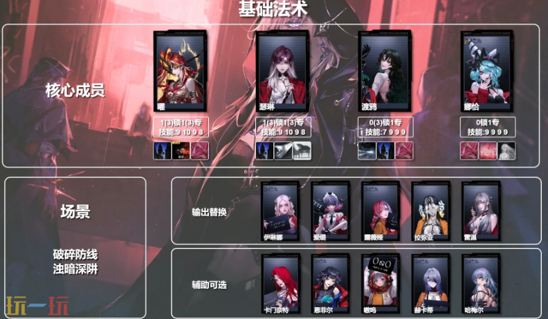 无期迷途法队怎么配队 无期迷途法术队体系配队推荐