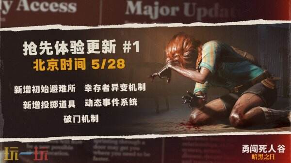 《勇闖死人谷：暗黑之日》搶先體驗版首個更新將于5月28日推出