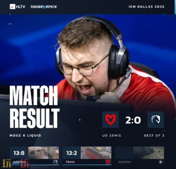 CS2 IEM达拉斯小组赛第二日赛果！Legacy不敌对手遭淘汰