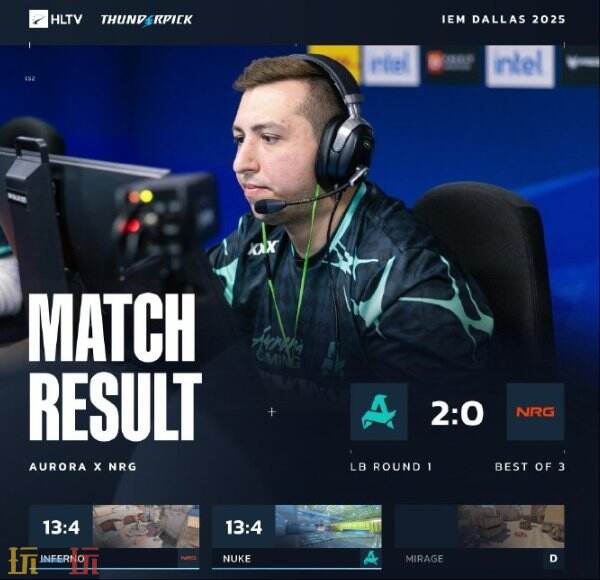 CS2 IEM达拉斯小组赛第二日赛果！Legacy不敌对手遭淘汰