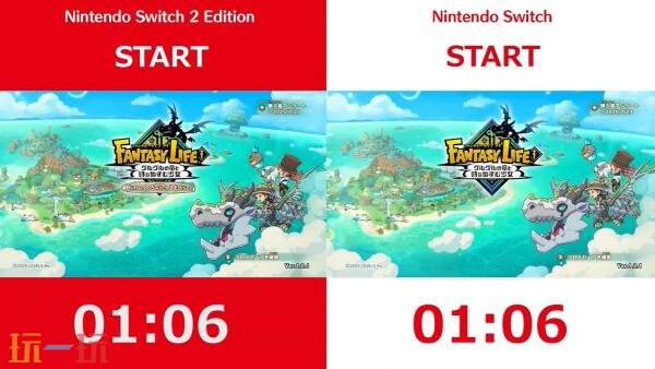 《幻想生活i 转圈圈的龙和偷取时间的少女》Switch2版对比预告发布