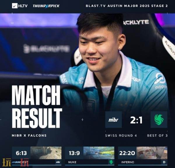 CS2 BLAST.tv奥斯汀Major第二阶段第三日赛果！TYLOO结束本次征程！