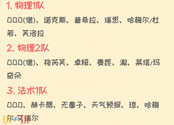 无期迷途公会战新手怎么配队 第十期公会战配队推荐