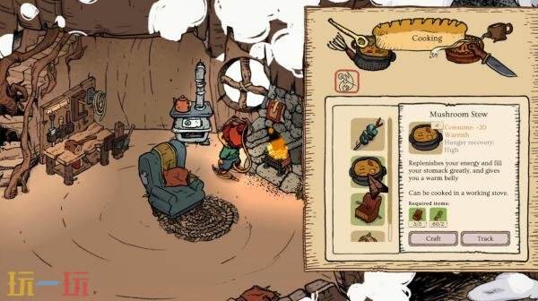 温馨林地生存《Winter Burrow》将同步登陆Switch平台