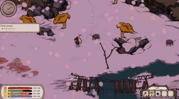 温馨林地生存《Winter Burrow》将同步登陆Switch平台