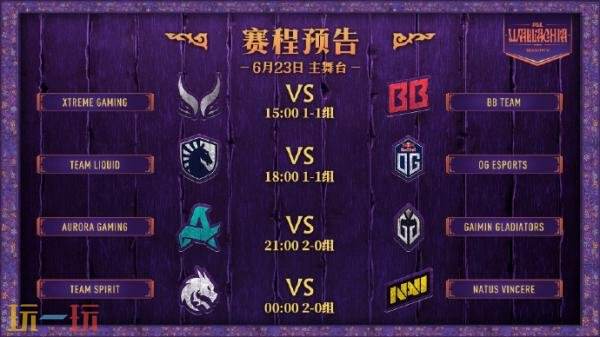 DOTA2 PGL瓦拉几亚S5第二日赛果！Tidebound和XG进入1-1组